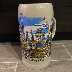 Vintage Gruss vom Oktoberfest Stein Mug (Large)